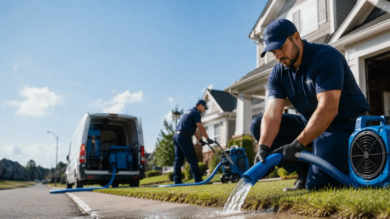Flood Damage Restoration in Hustler, WI